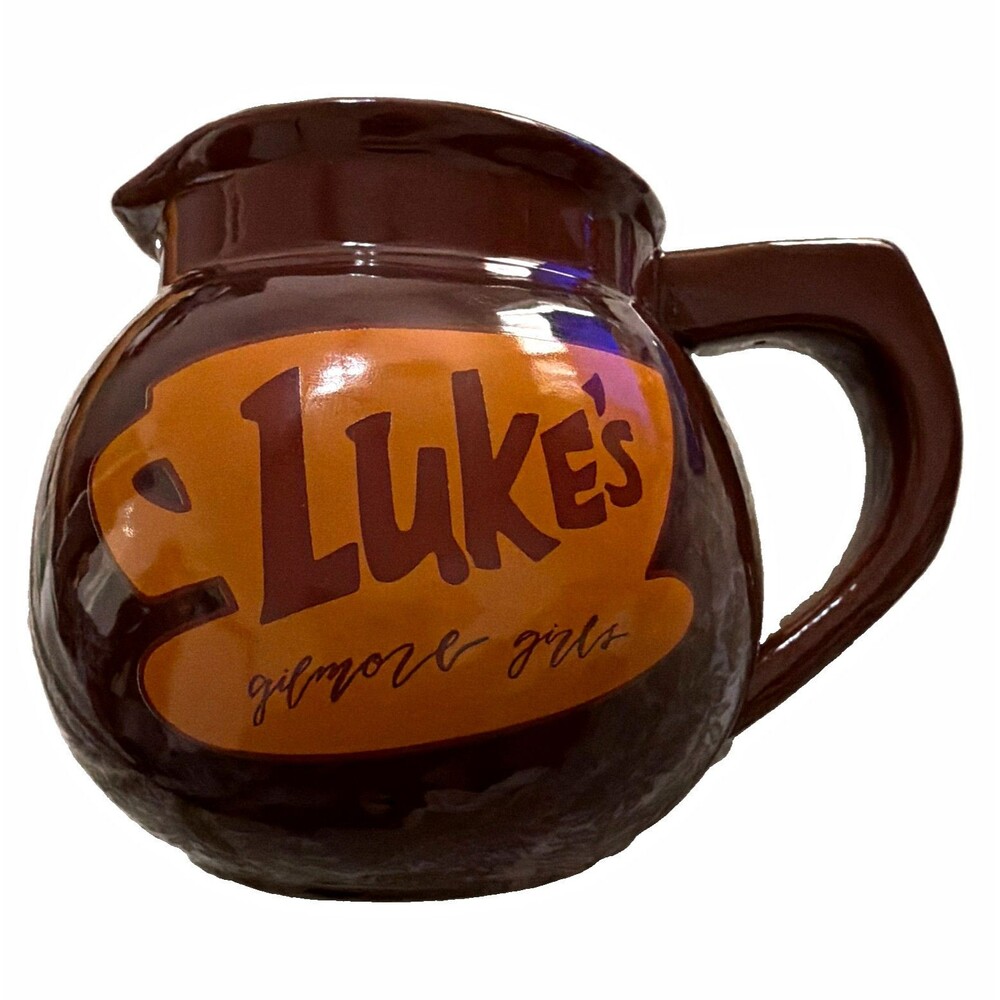 Silver Buffalo Gilmore Girls Luke's Diner Ceramic Coffee Mug Brown/Tan 20 fl oz